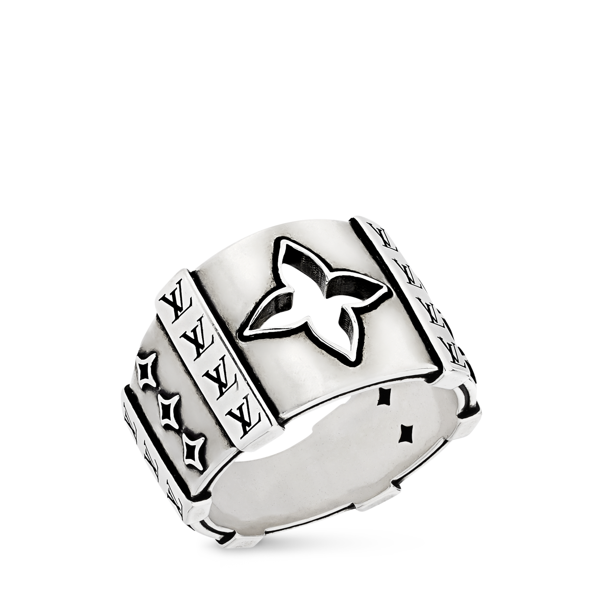 LV Flower XL Ring S00 - Men - Fashion Jewelry | LOUIS VUITTON ®